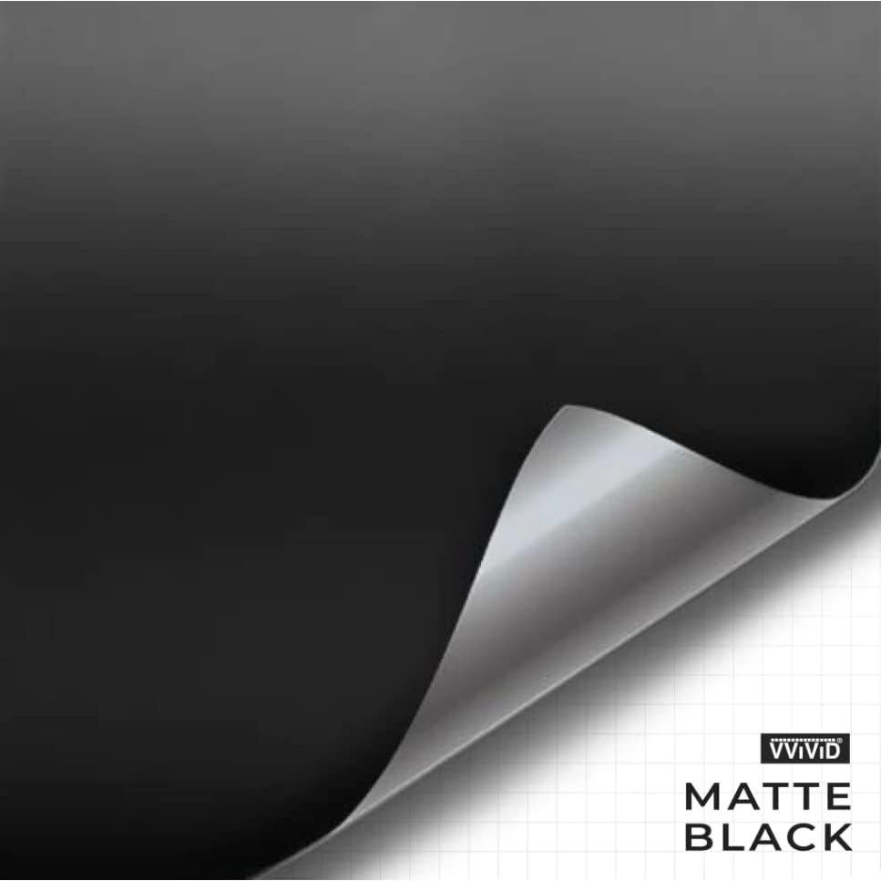 Cinta de Envoltura de Vinilo Mate VViViD 5 cm x 6 m - Negro Mate