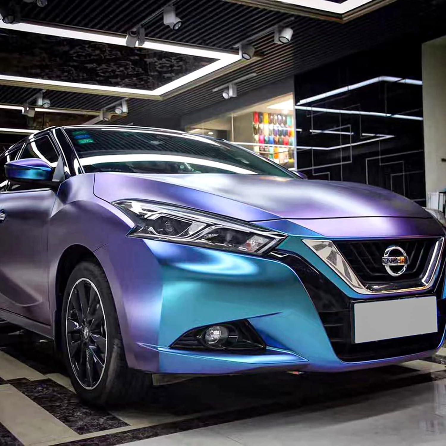 Envoltura de Vinilo Camaleón Mate VINYL FROG 30x152cm Púrpura-Azul