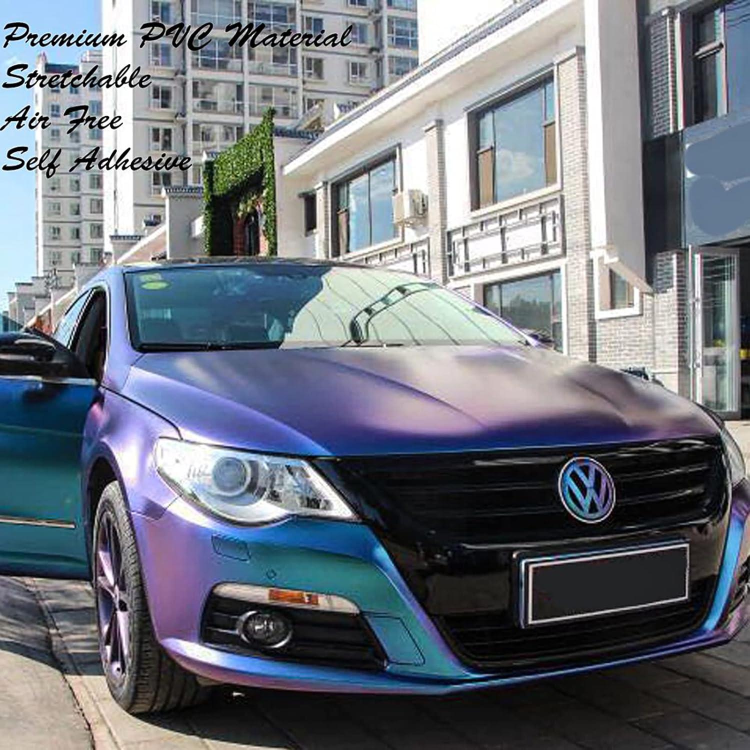 Envoltura de Vinilo Camaleón Mate VINYL FROG 30x152cm Púrpura-Azul