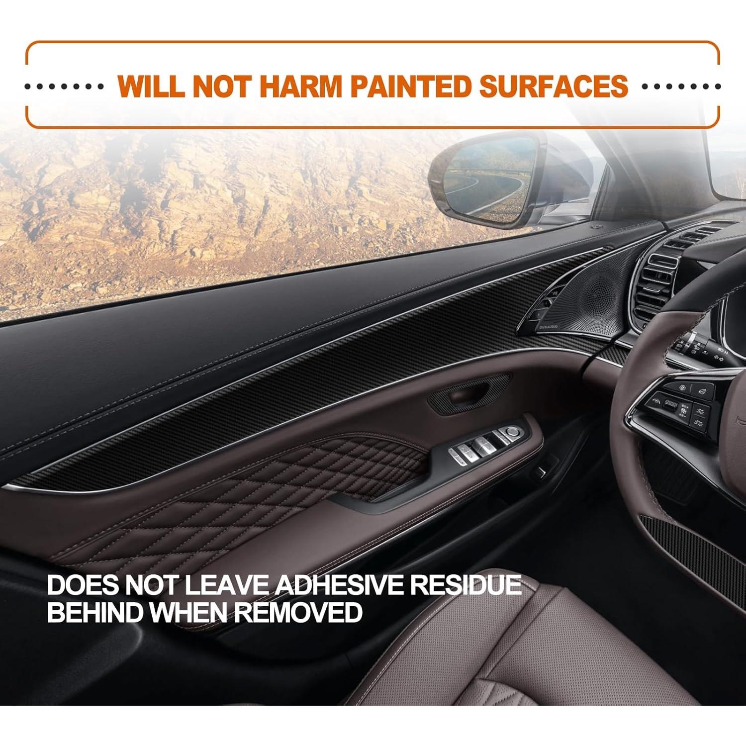 Envoltura de Vinilo Fibra de Carbono 3D Mate RBOKO 30x152 cm