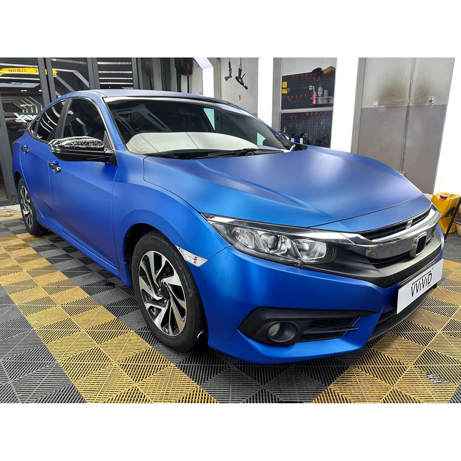 Rollo de Vinilo VViViD+ Azul Metálico Mate 0.91m x 1.52m