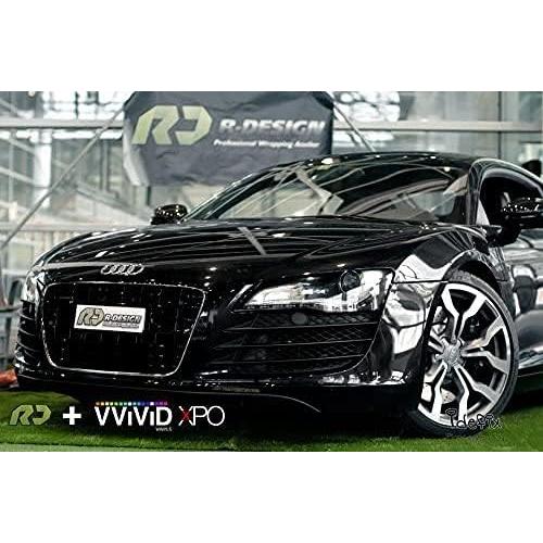 Vinilo Automotriz VViViD Negro Brillante 0.46m x 1.52m + Kit 3M