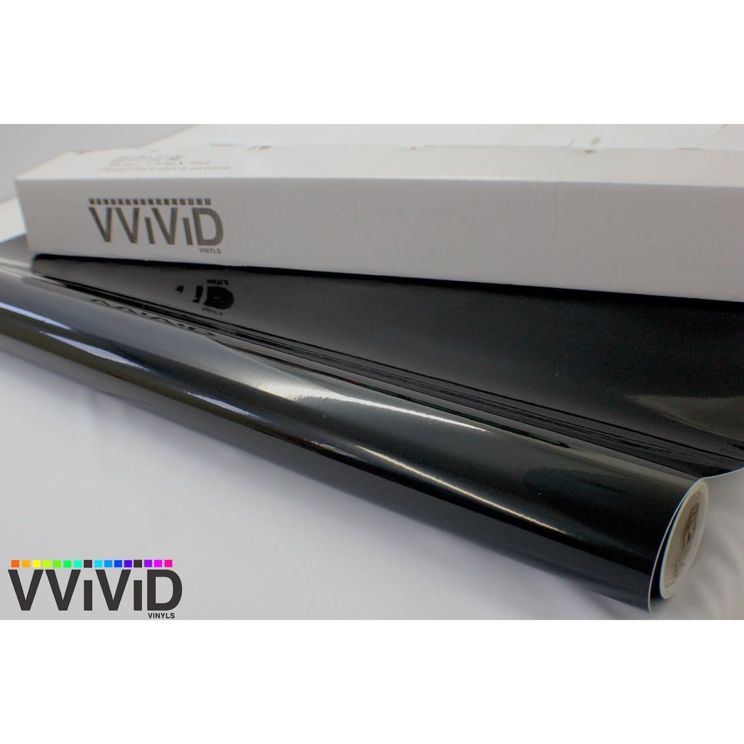 Vinilo Envoltura VViViD XPO Negro Brillante 30.48x152.4 cm