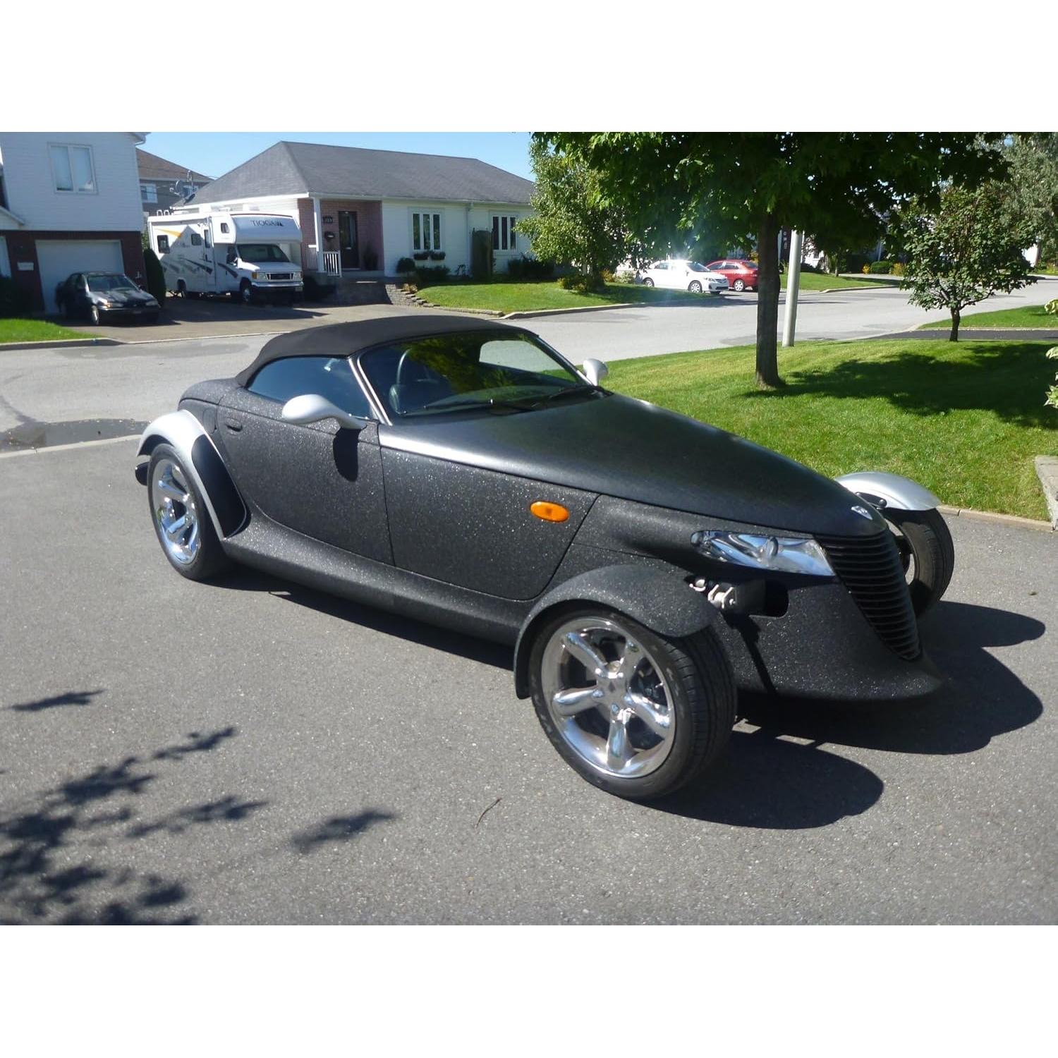 Vinilo Mate Negro VViViD 0.3m x 1.5m para Envoltura DIY