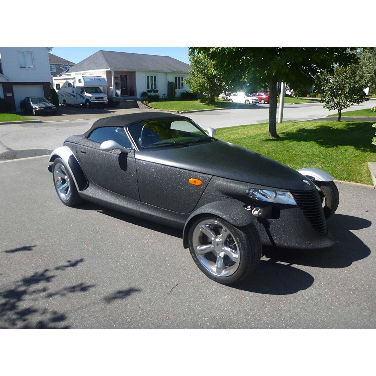 Vinilo Mate Negro VViViD 0.3m x 1.5m para Envoltura DIY