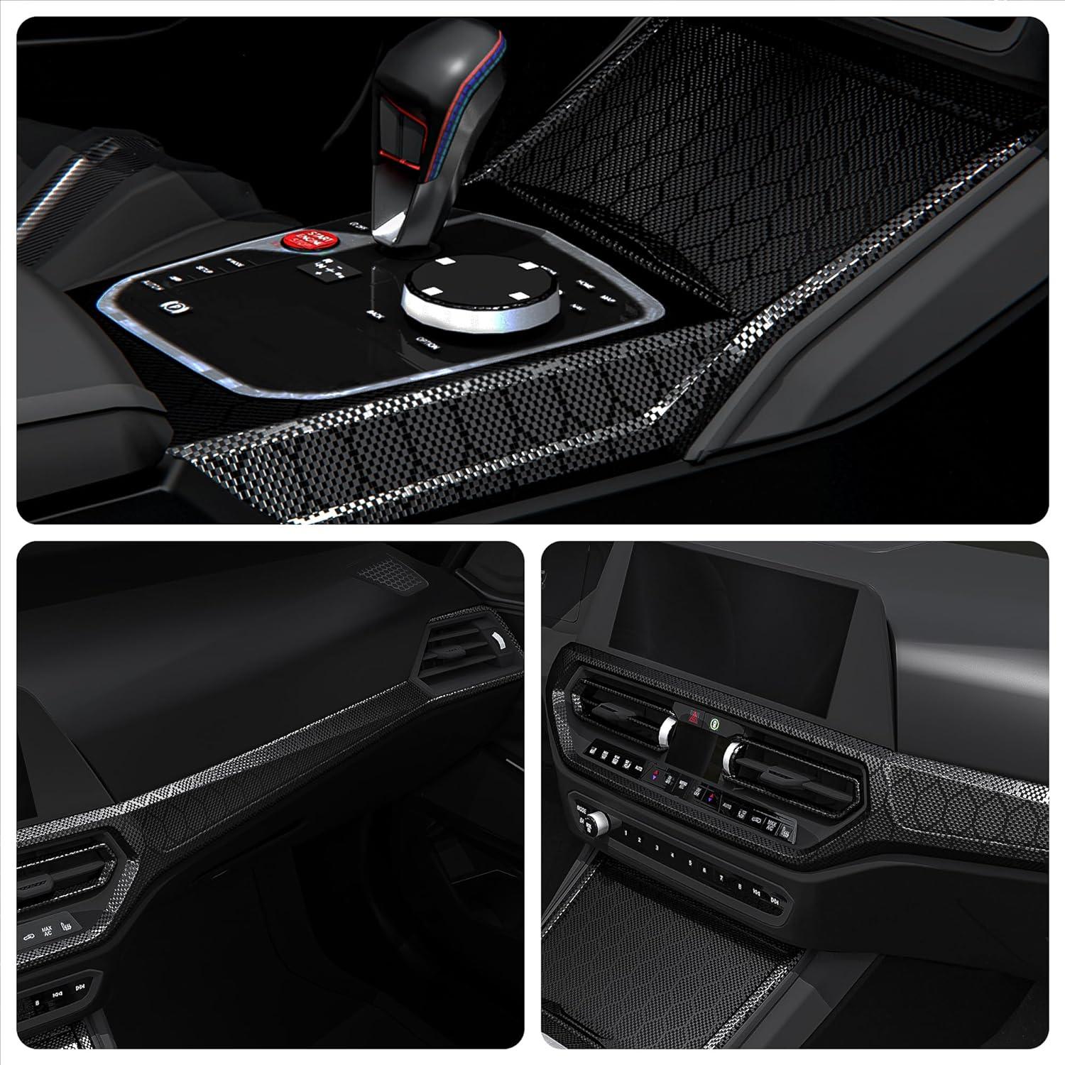 Vinilo Envoltura de Fibra de Carbono Lypumso 0.3m x 3m Negro Mate