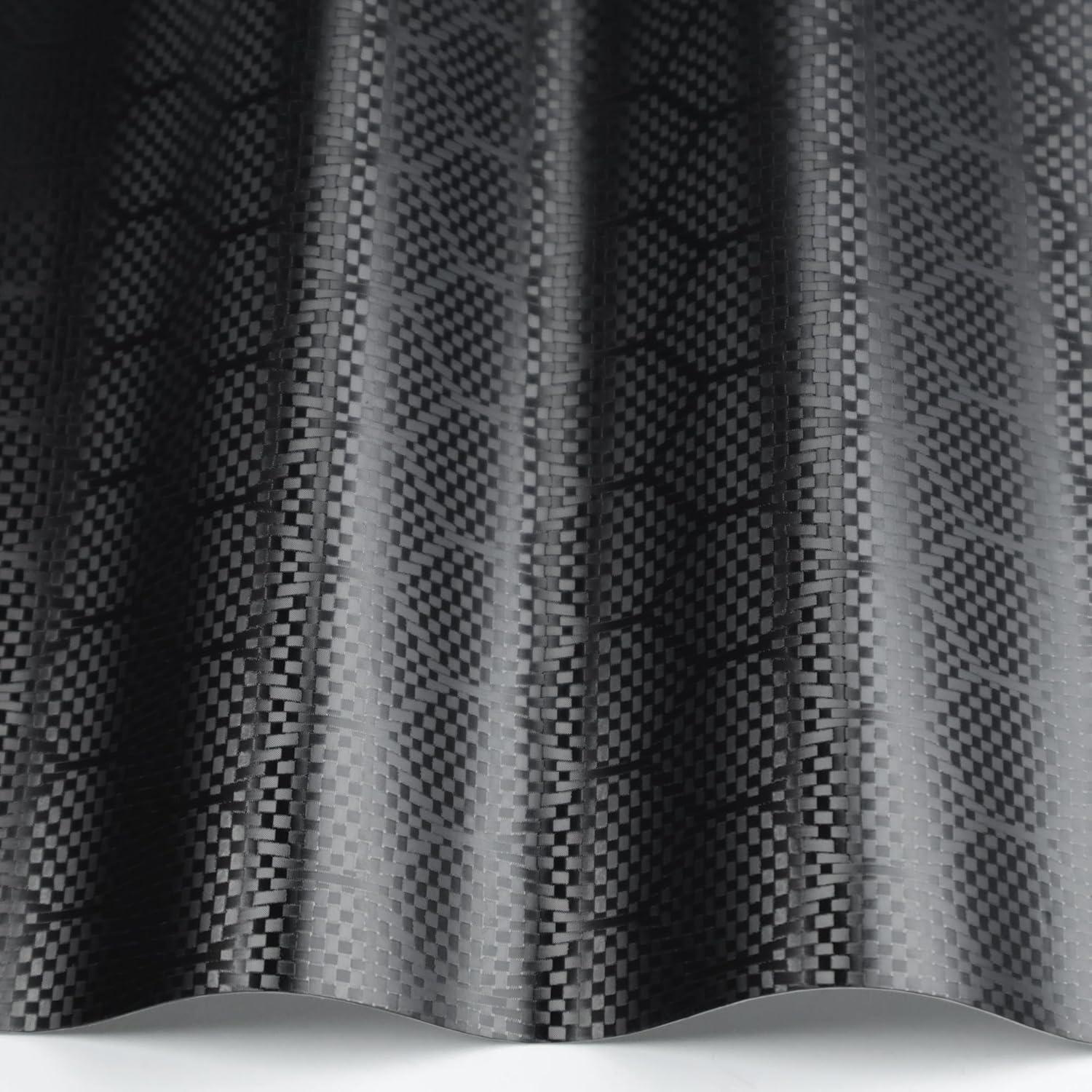 Vinilo Envoltura de Fibra de Carbono Lypumso 0.3m x 3m Negro Mate