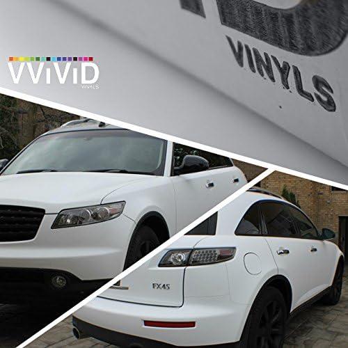 Vinilo de Envoltura de Coche Blanco Mate VViViD 6.1m x 1.5m