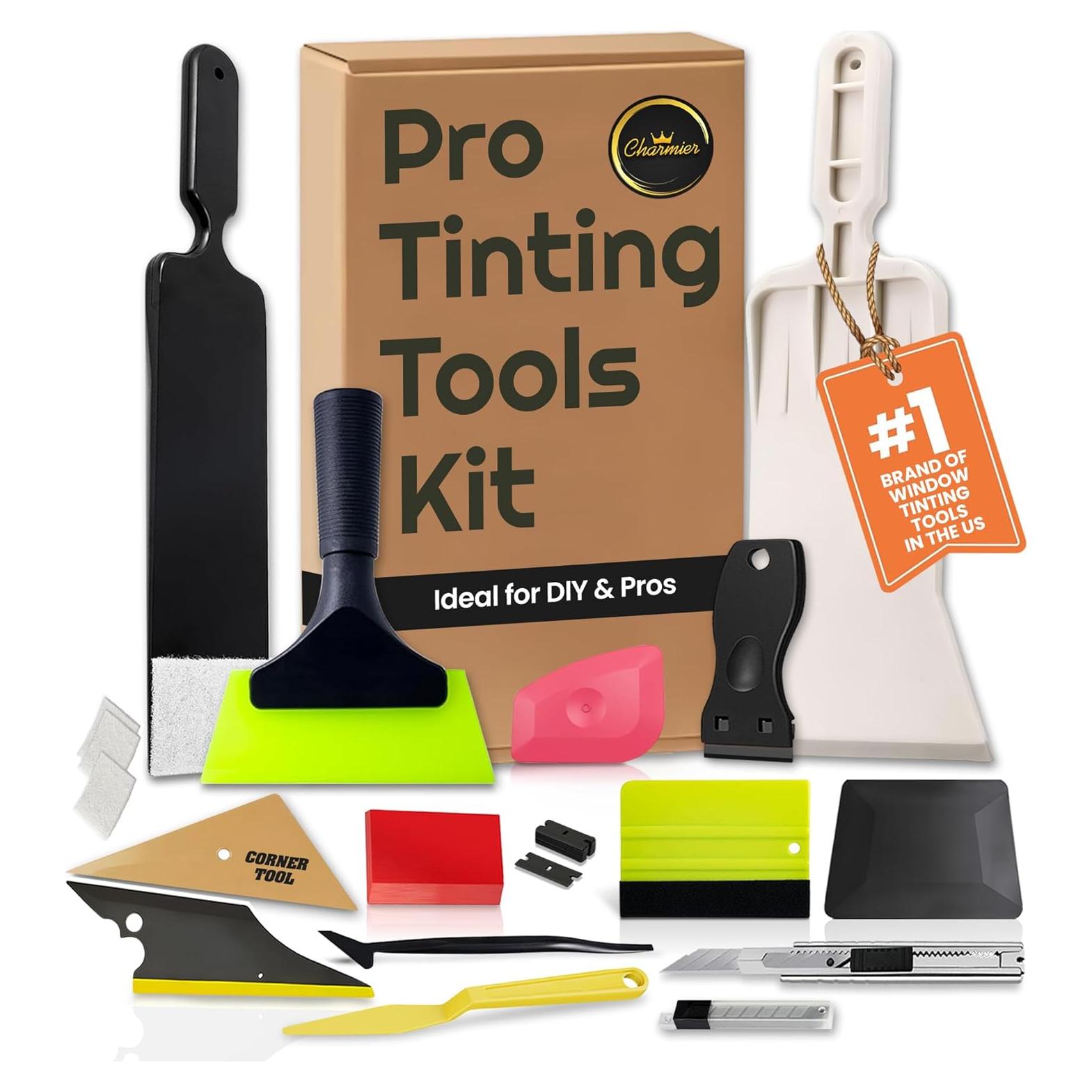 Kit de herramientas para polarizar vidrios Charmier 1001 - Profesional