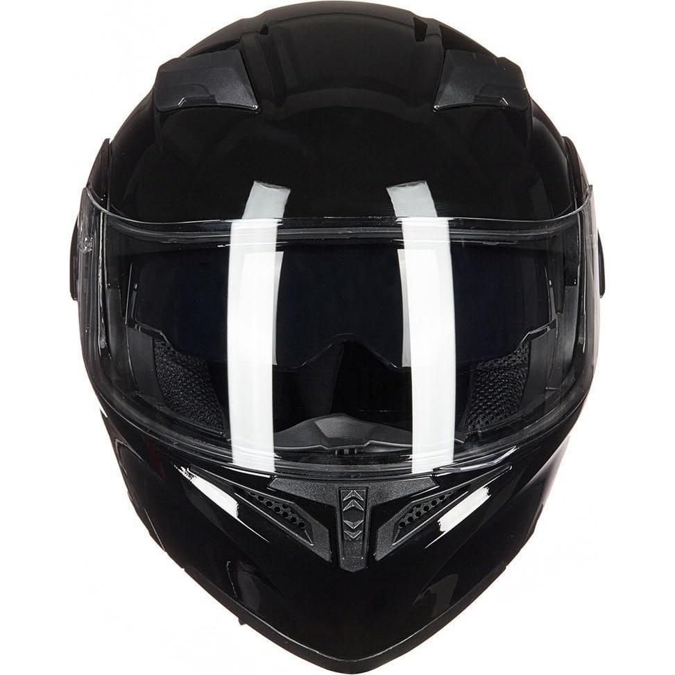 ILM Motorcycle Dual Visor Flip up Modular Full Face Helmet DOT 6 Colors Model 902