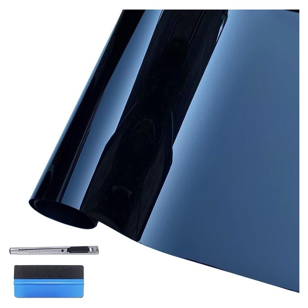 Película de Vinilo LZLRUN Ultra Gloss Negro 0.30m x 3.05m