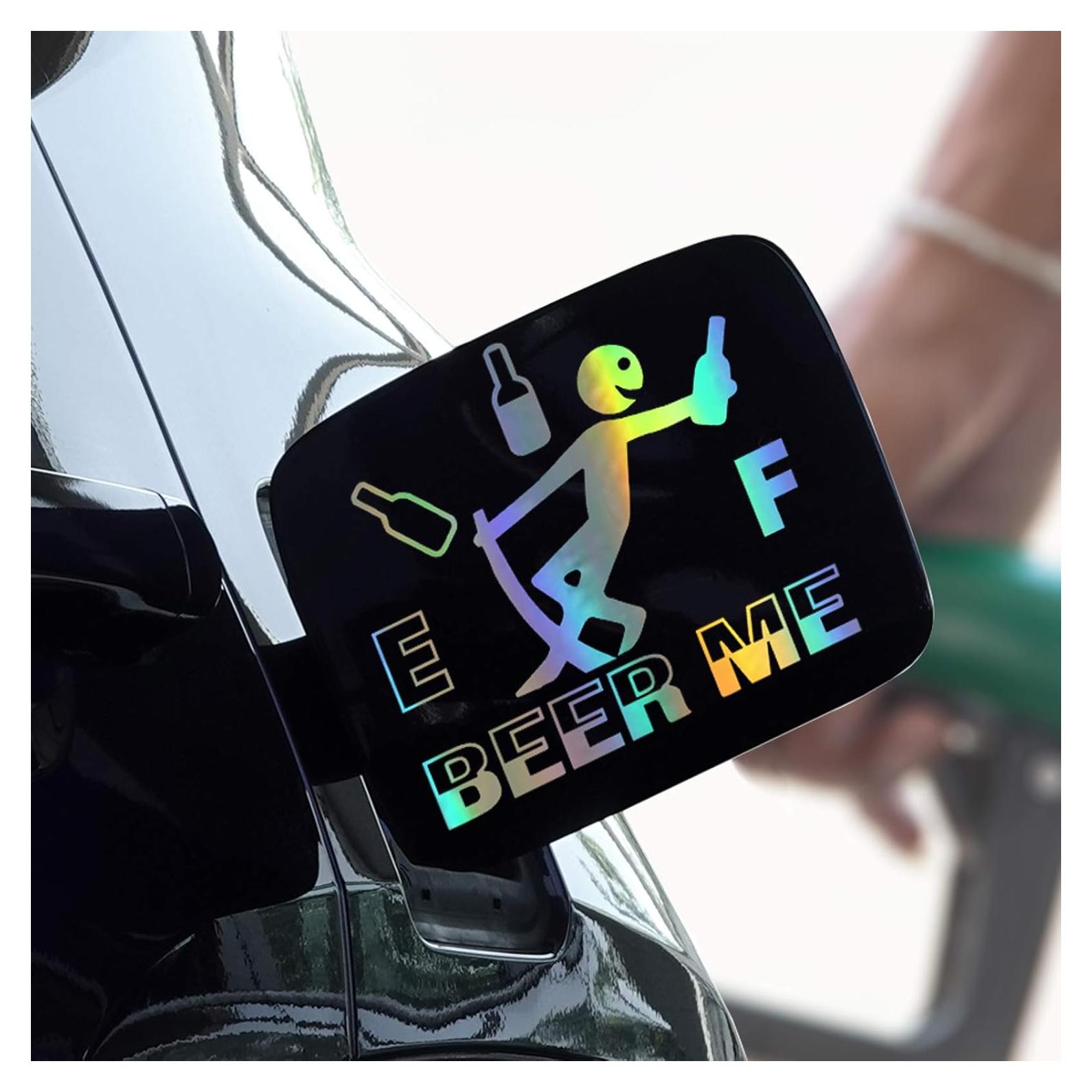 Calcomanías HungMieh para Tanque de Gas - Pack de 3 Holográficas