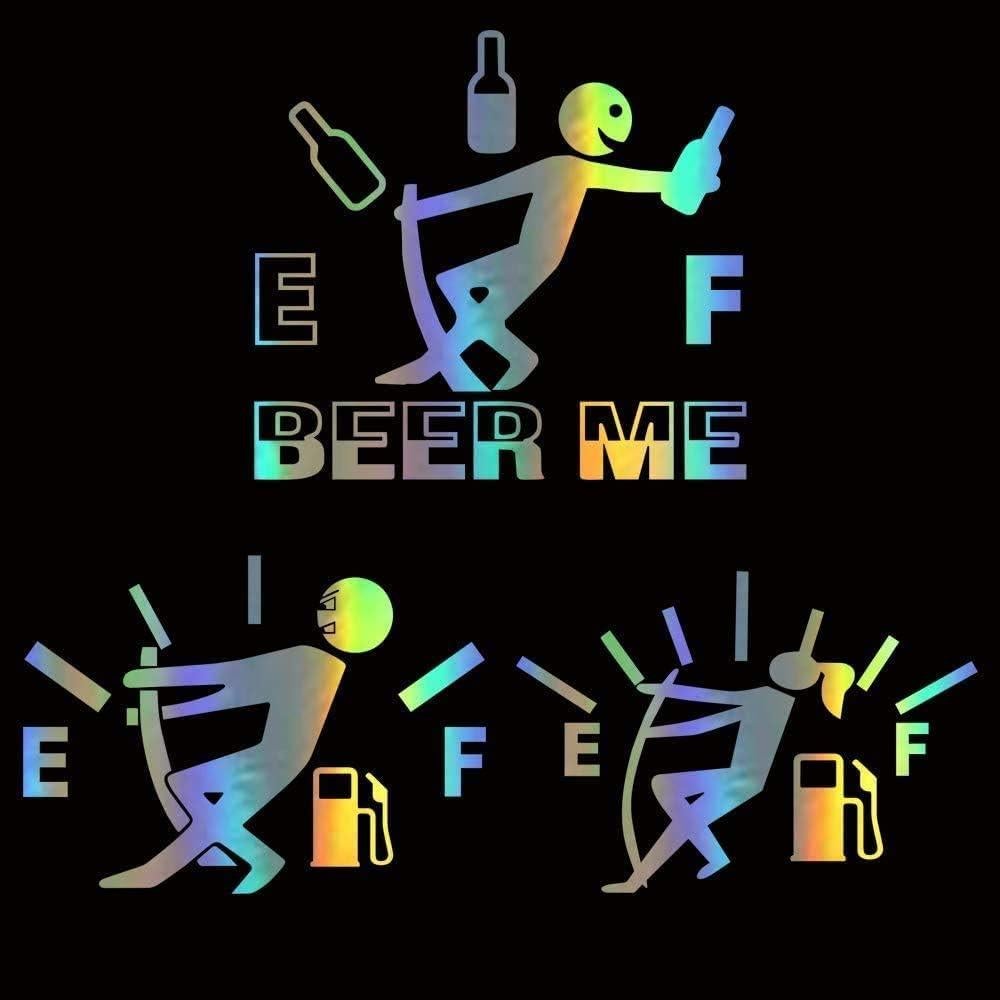 Calcomanías HungMieh para Tanque de Gas - Pack de 3 Holográficas