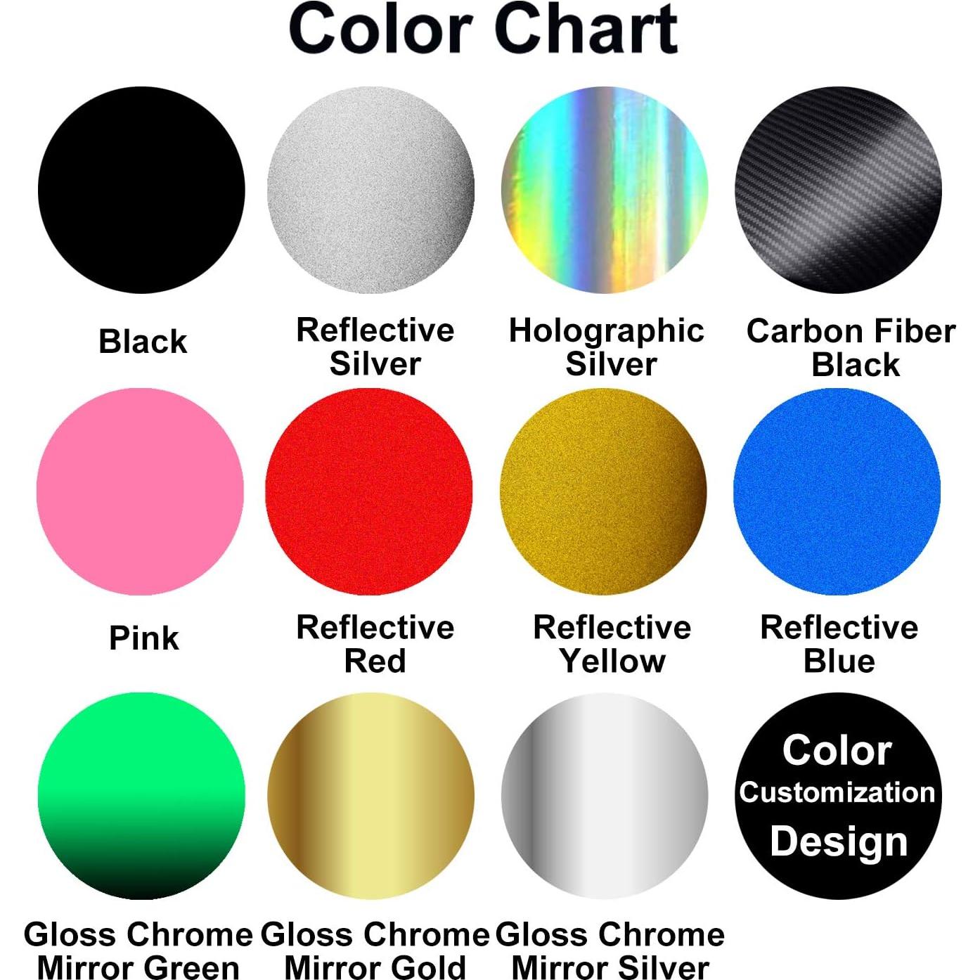 Calcomanías HungMieh para Tanque de Gas - Pack de 3 Holográficas