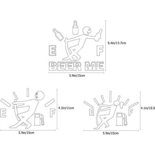 Calcomanías HungMieh para Tanque de Gas - Pack de 3 Holográficas