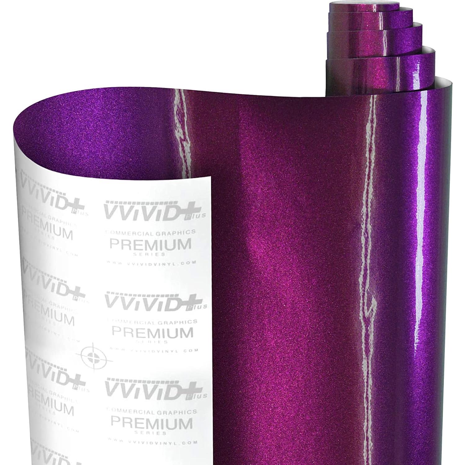 Vinilo Automotriz VViViD Gloss Joker Purple 0.3m x 1.5m