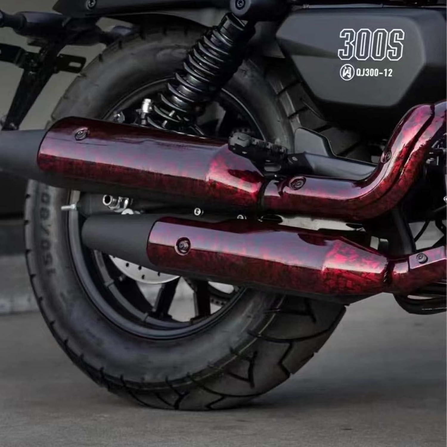 Rollo de Vinilo Adhesivo ASENDIWAY 1.52m x 0.20m Rojo Brillante