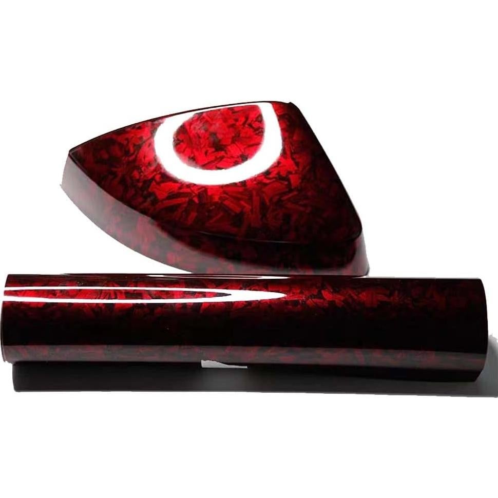 Rollo de Vinilo Adhesivo ASENDIWAY 1.52m x 0.20m Rojo Brillante