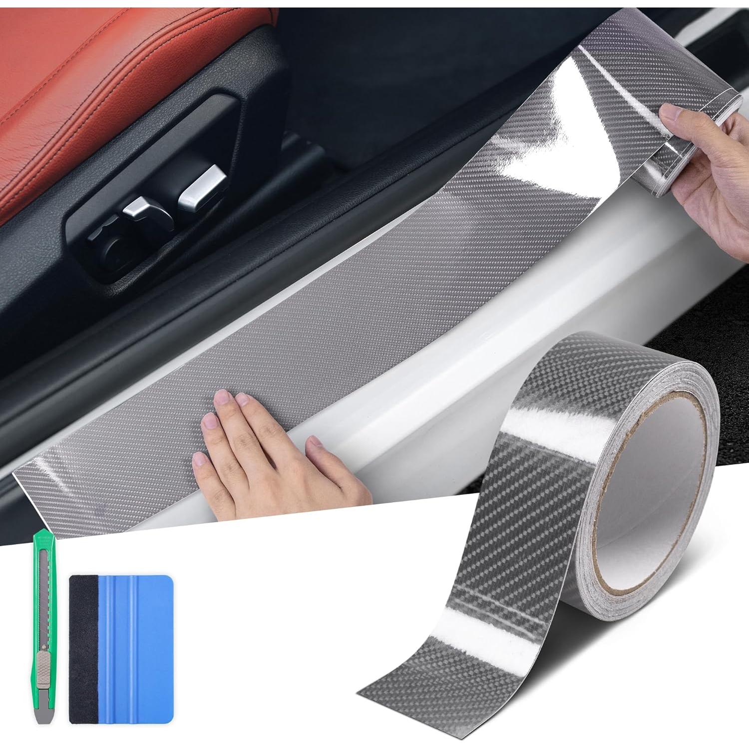 Cinta de Vinilo Lypumso 5.08cm x 9.14m Gris 6D para Detallado