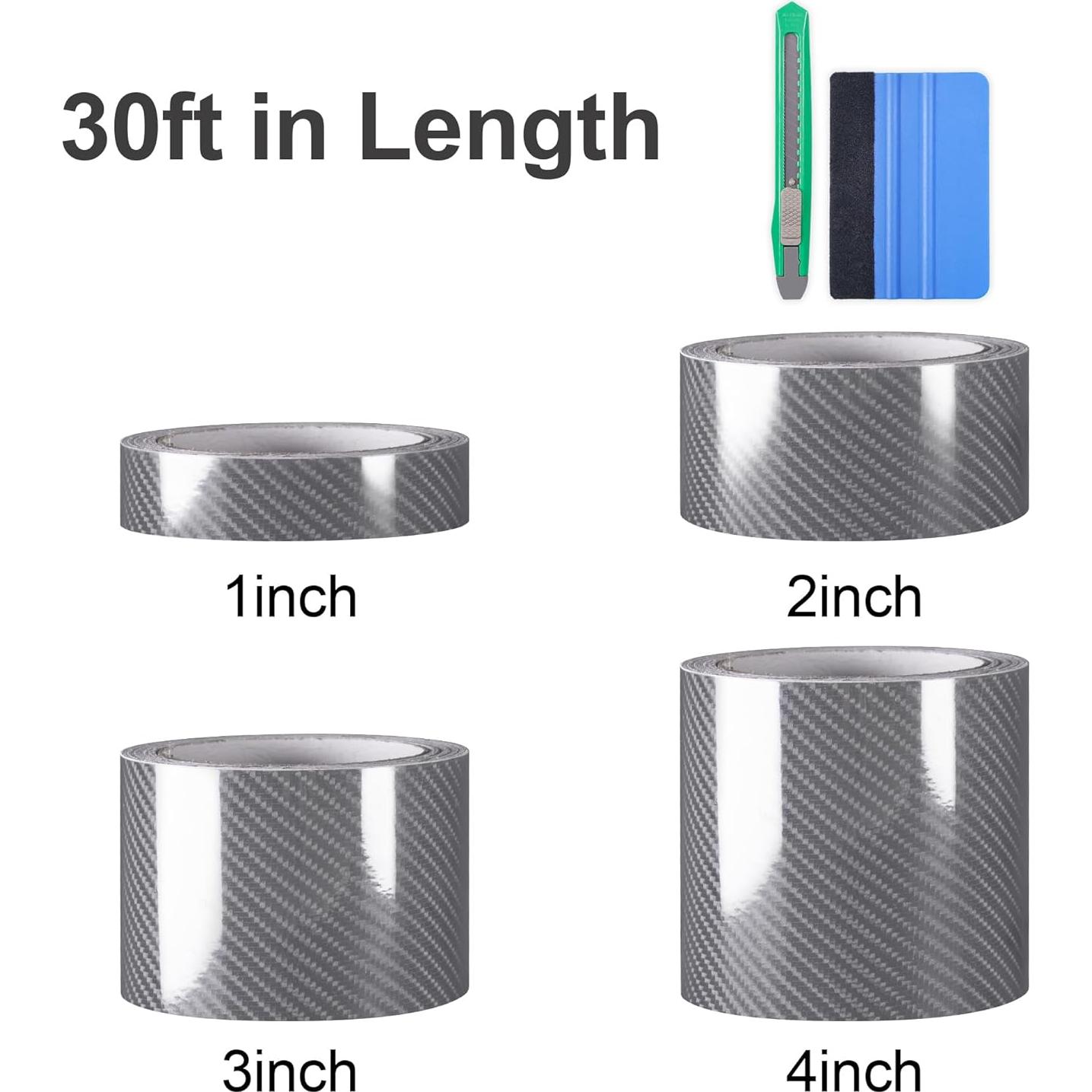 Cinta de Vinilo Lypumso 5.08cm x 9.14m Gris 6D para Detallado