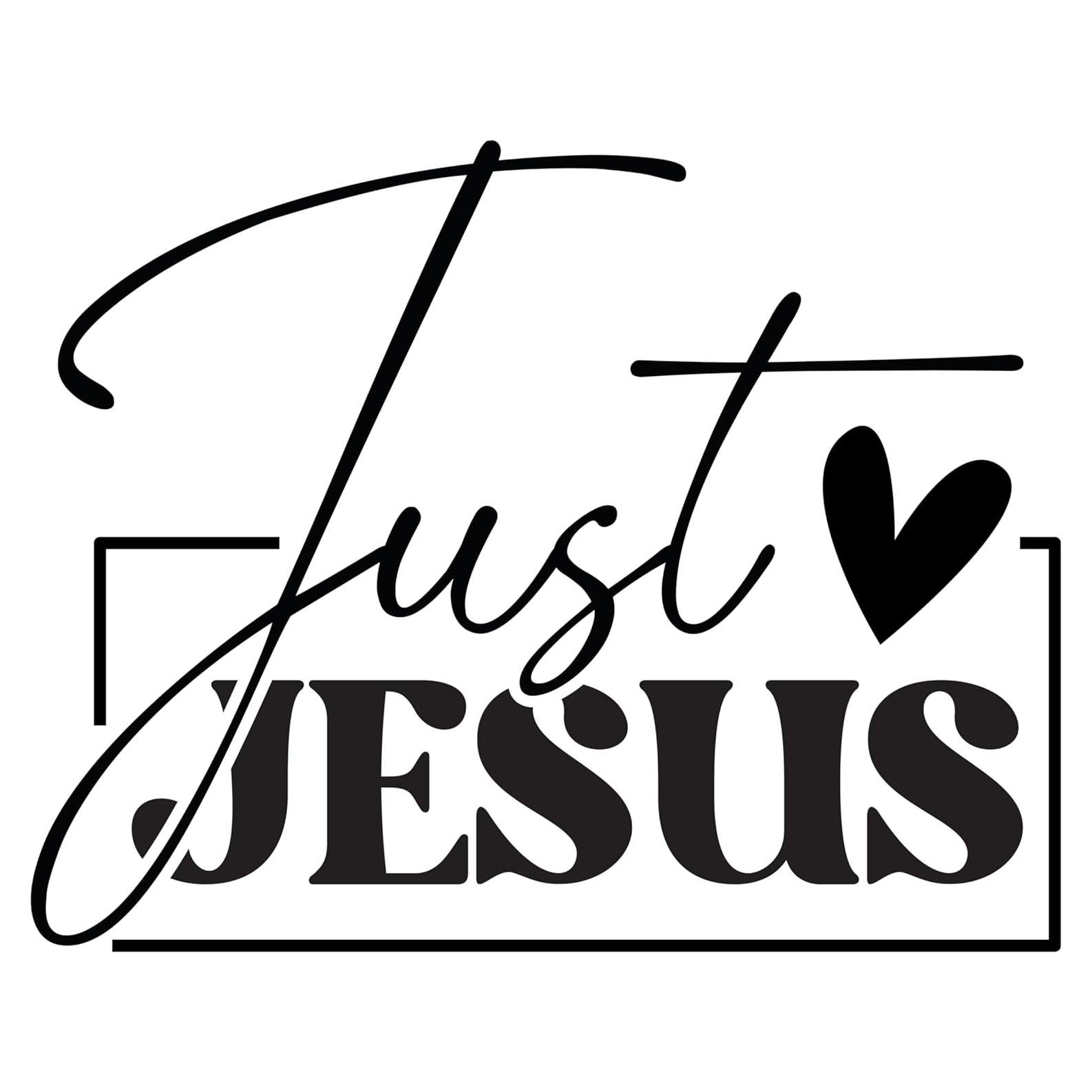 Calcomanía Cristiana – Solo Jesús – Sticker de Vinilo Impermeable – Adhesivo de Fe para Auto, Moto, Laptop, Biblia, Termo – Jesucristo, Esperanza, Amor, Regalo Cristiano