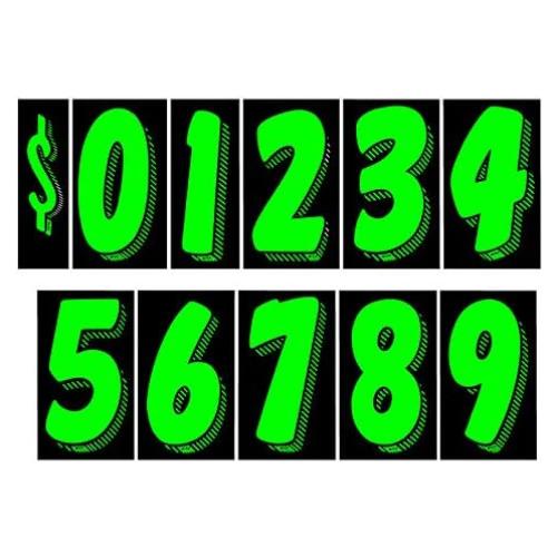 Calcomanías de Vinilo CarBowz 19.05 cm Chartreuse 132 Piezas