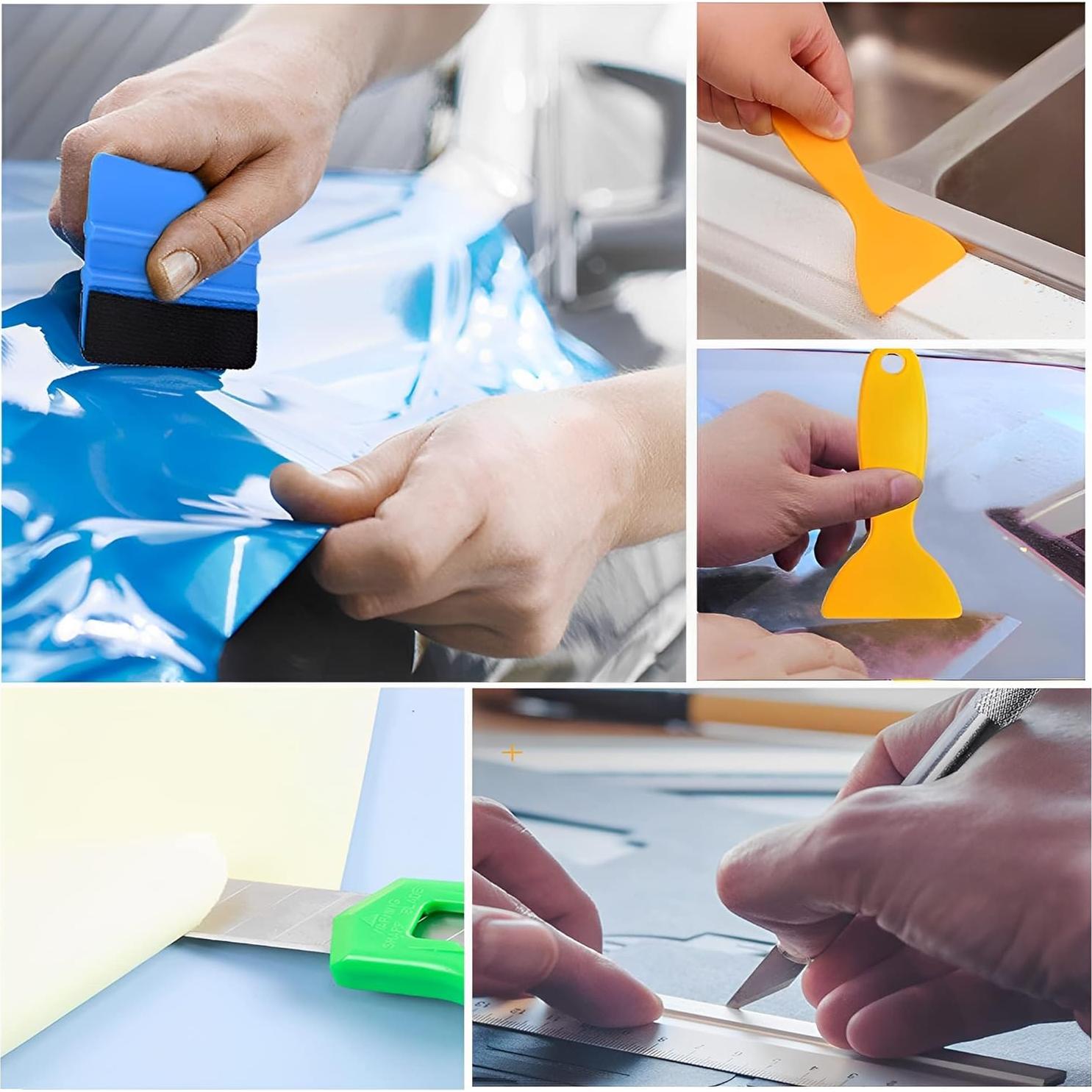 Kit de Herramientas de Envoltura de Vinilo Lypumso 4 Piezas