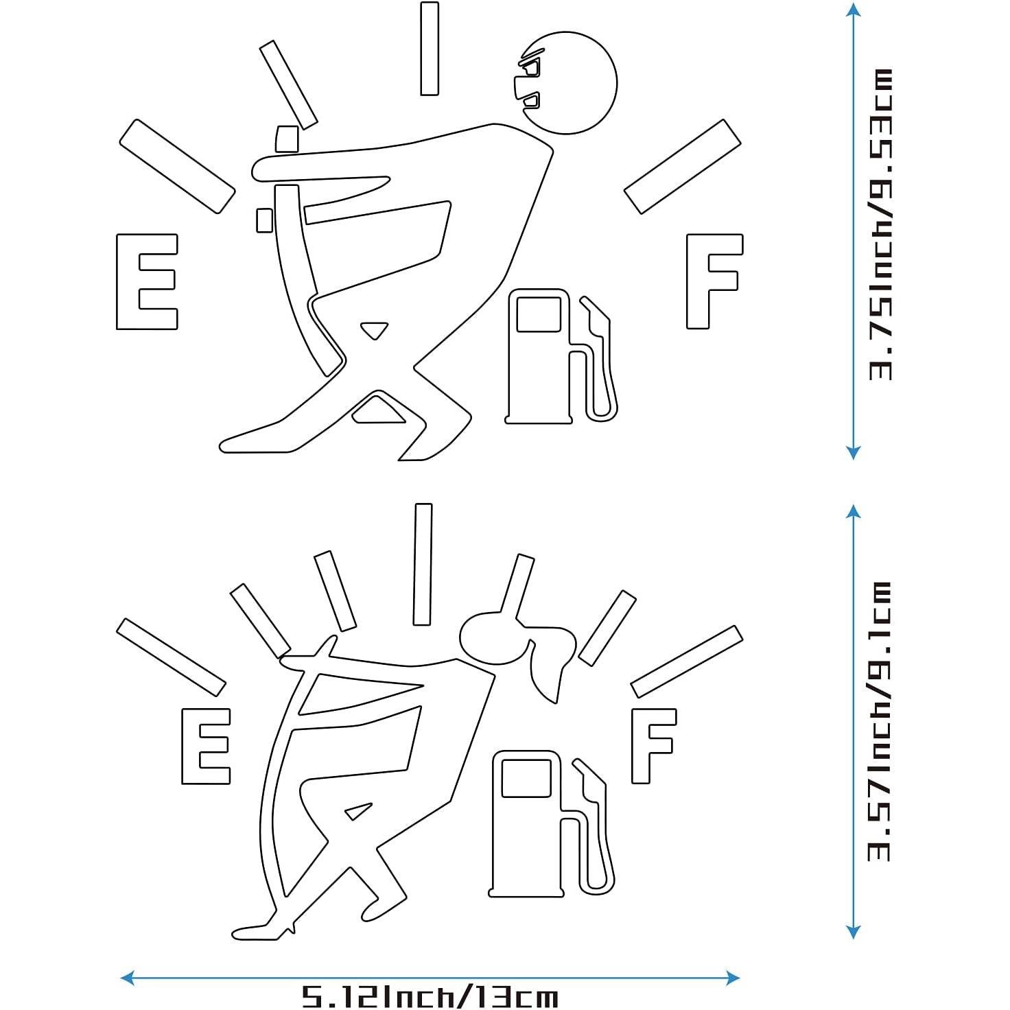 Calcomanías Reflectantes para Tanque de Gas HungMieh - Pack de 2