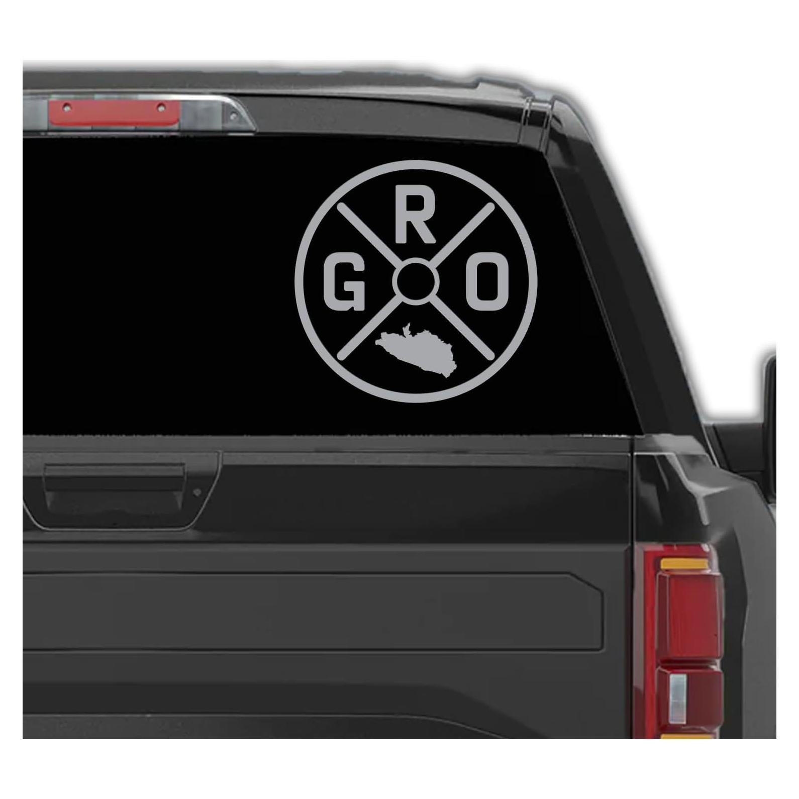 Calcomanía Guerrero México para Autos 25.4x25.4cm Plata