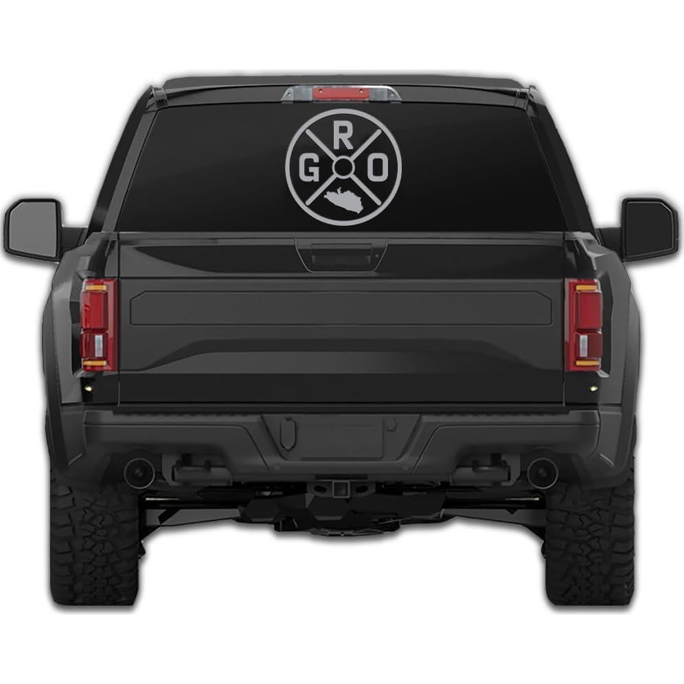 Calcomanía Guerrero México para Autos 25.4x25.4cm Plata