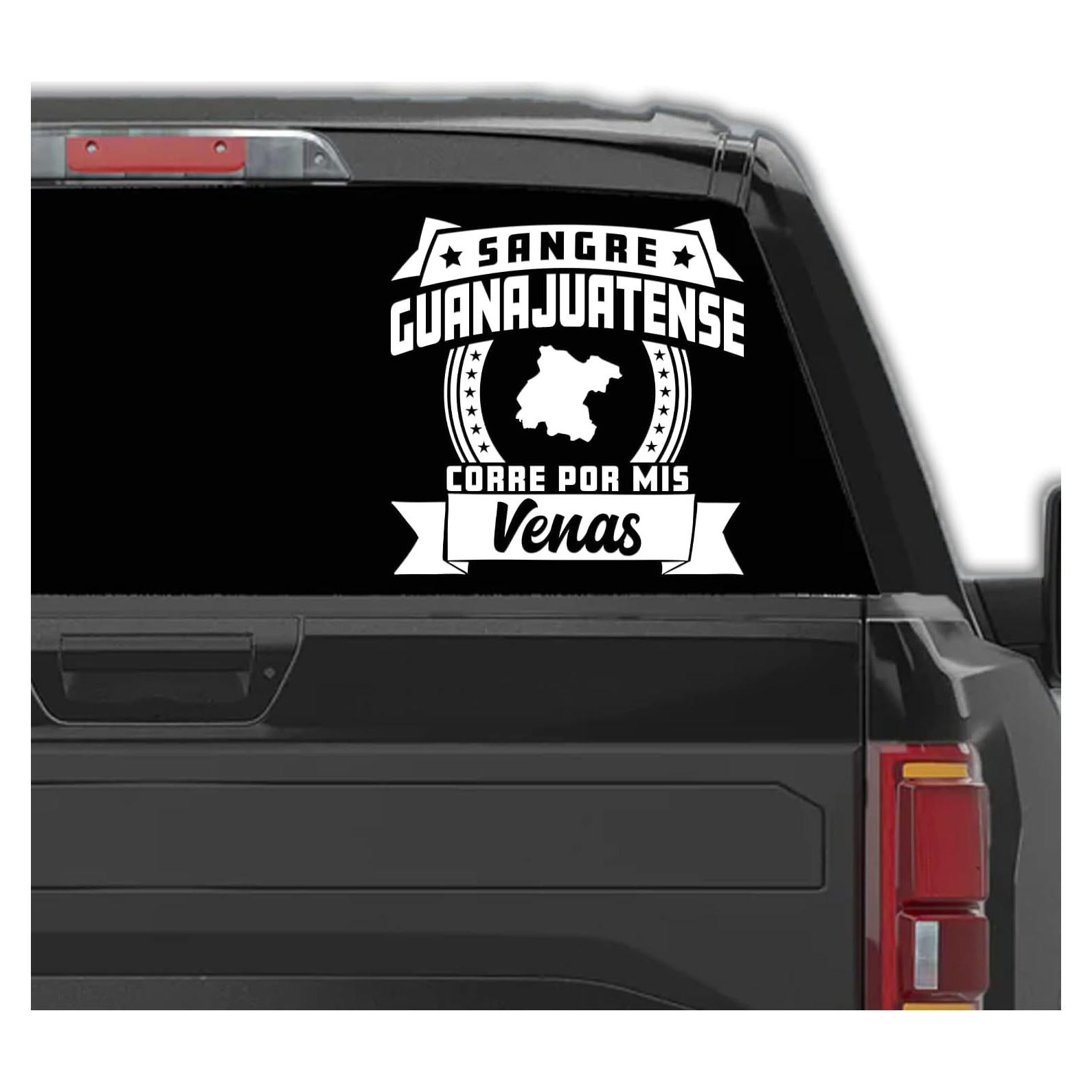 Calcomanía para Carro Sangre Guanajuatense 25.4 cm