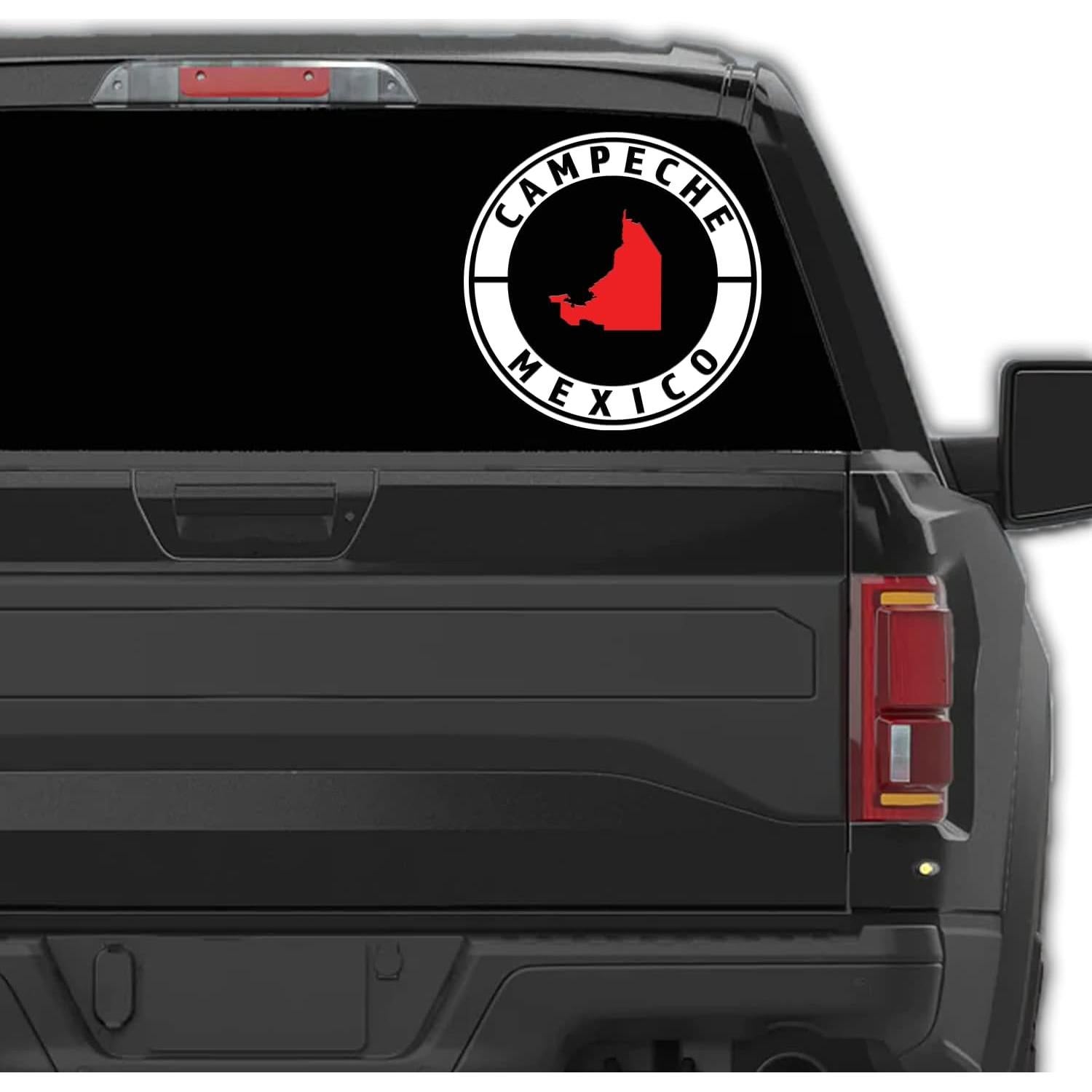 Calcomanía para Carro Campeche Vinilo Resistente 20.32 cm