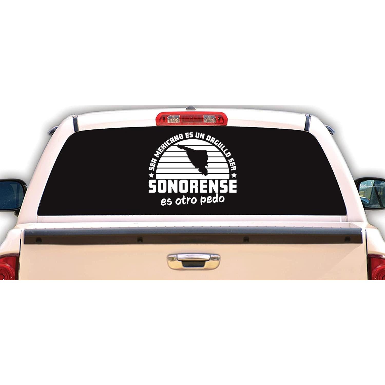Calcomanía para Carro Genérico Sonora 20.32x16.51 cm