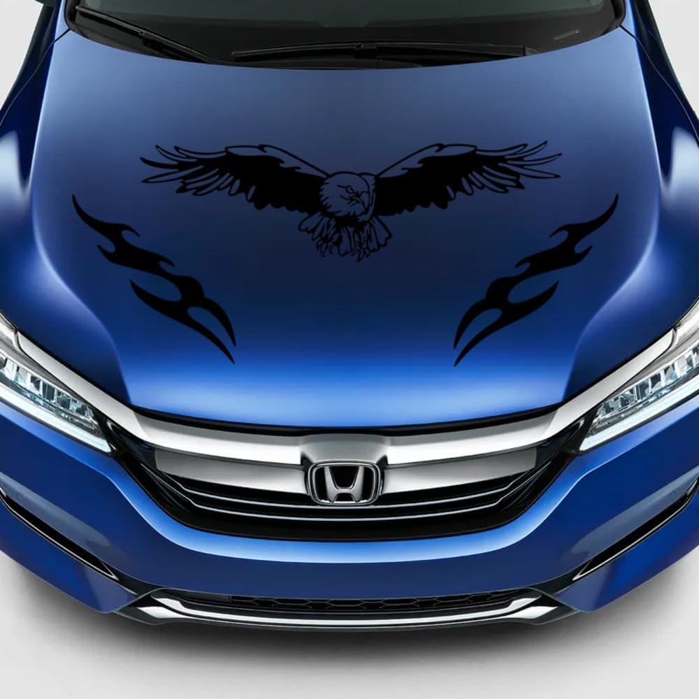 Calcomanías 3D W-POWER Calavera Negra para Autos 46x40cm