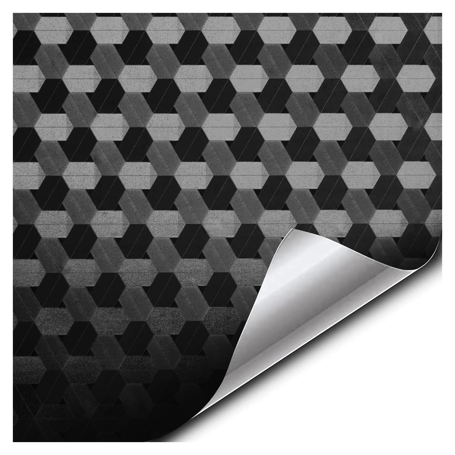 Vinilo Automotriz VViViD+ Tejido de Carbono Negro 0.30m x 1.52m