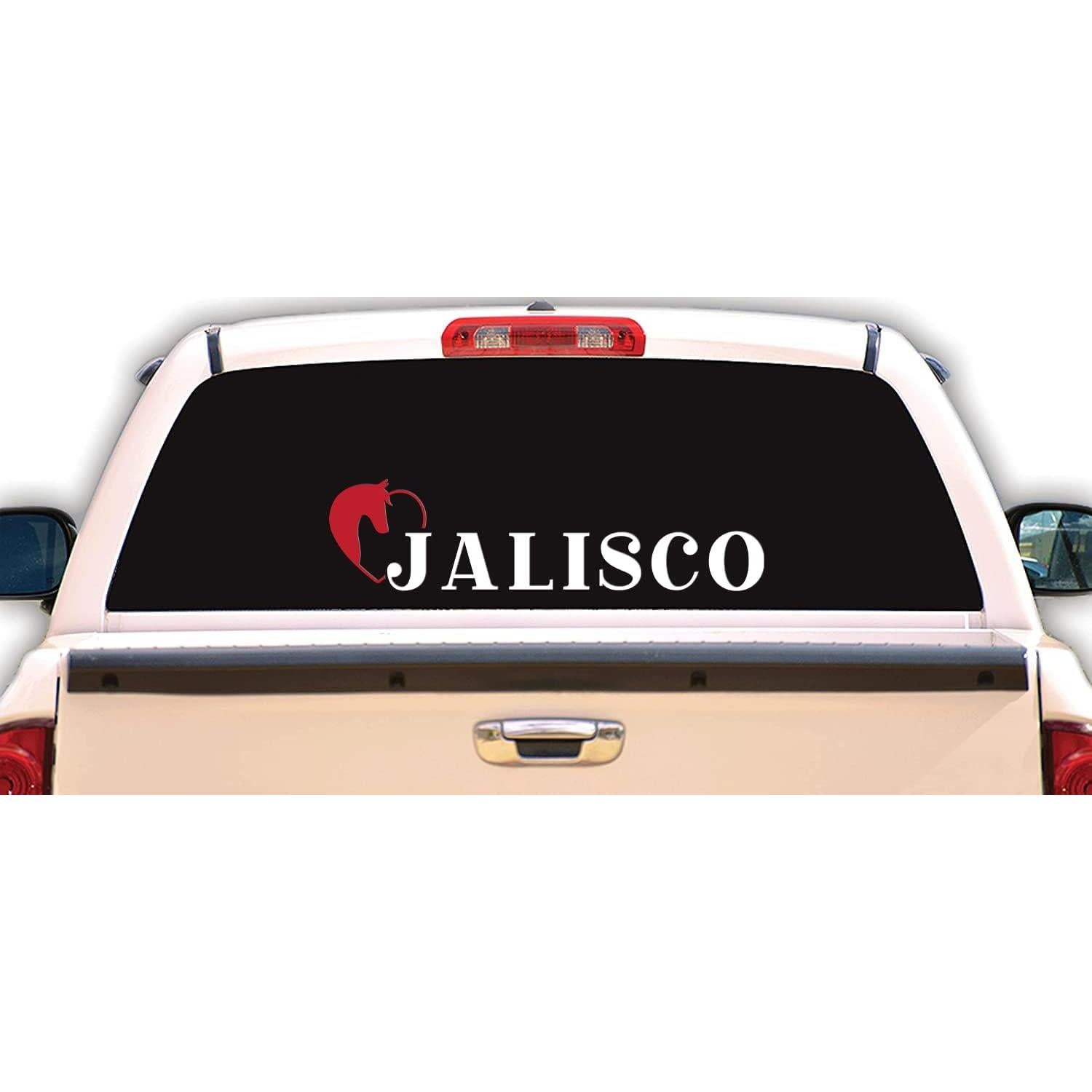 Calcomanías Jalisco México para Autos Trocas Caballo 5x20 cm