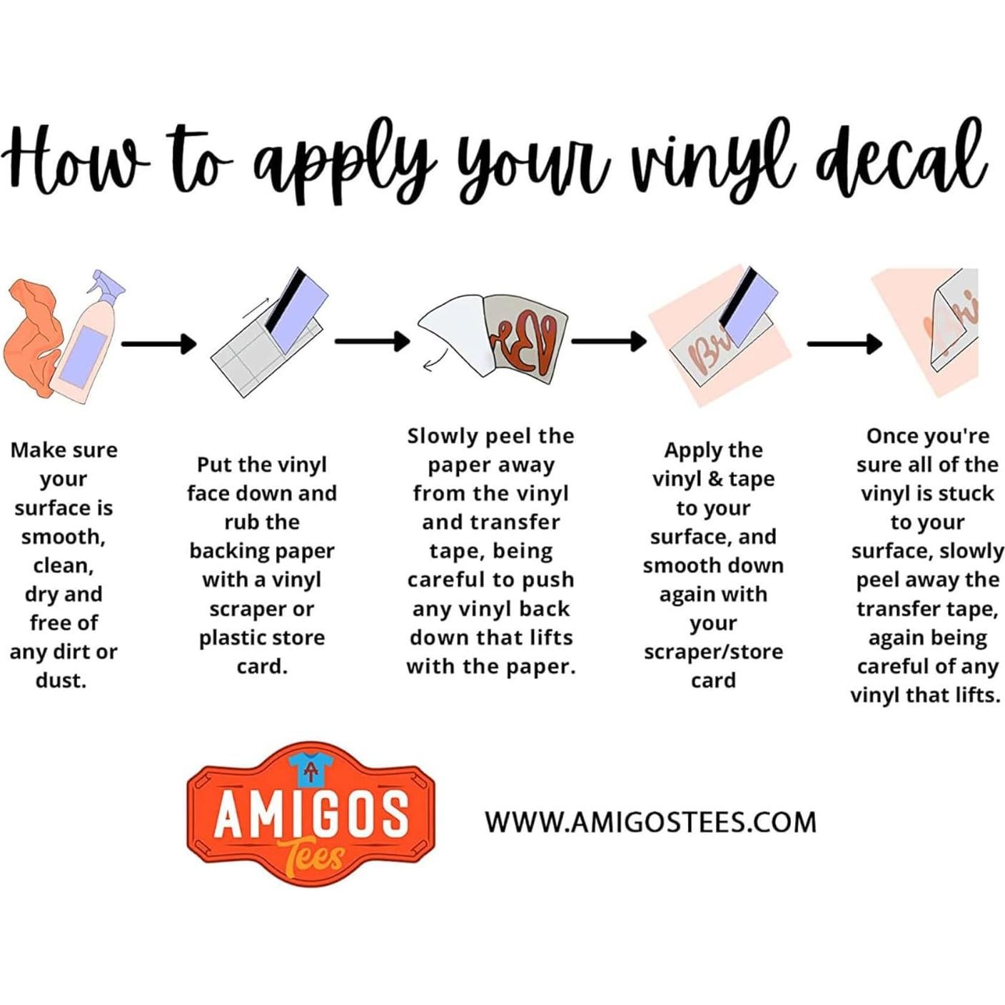 Calcomanía de Vinilo Hecho en México para Camioneta 63 x 28 cm