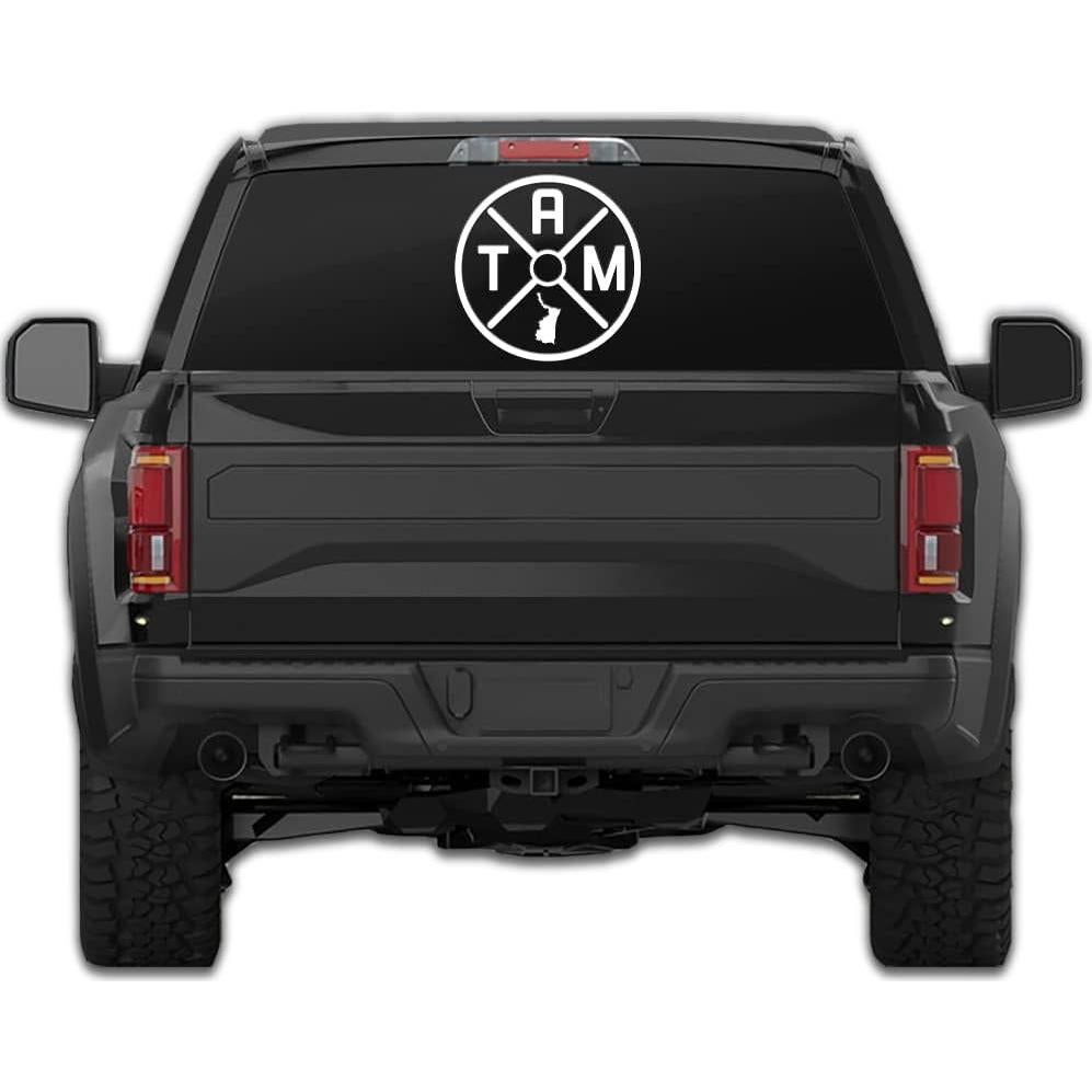 Calcomanía Tamaulipas México para Auto 15.24 cm Blanco