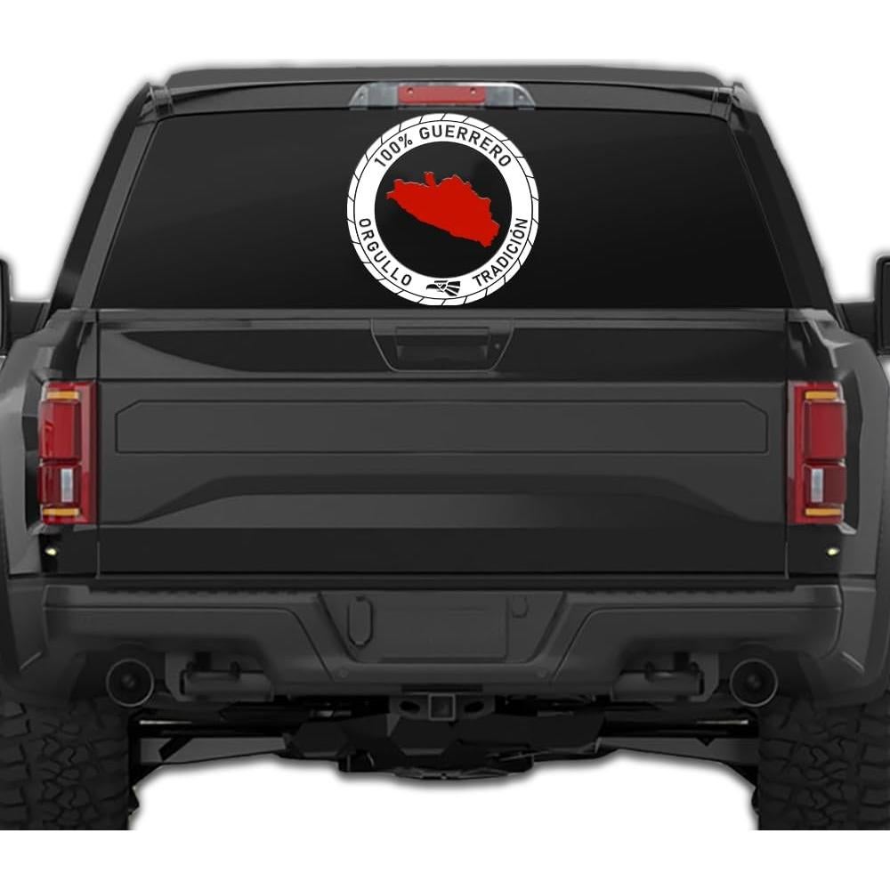 Calcomanía Guerrero México Vinilo 12.7 cm para Camiones