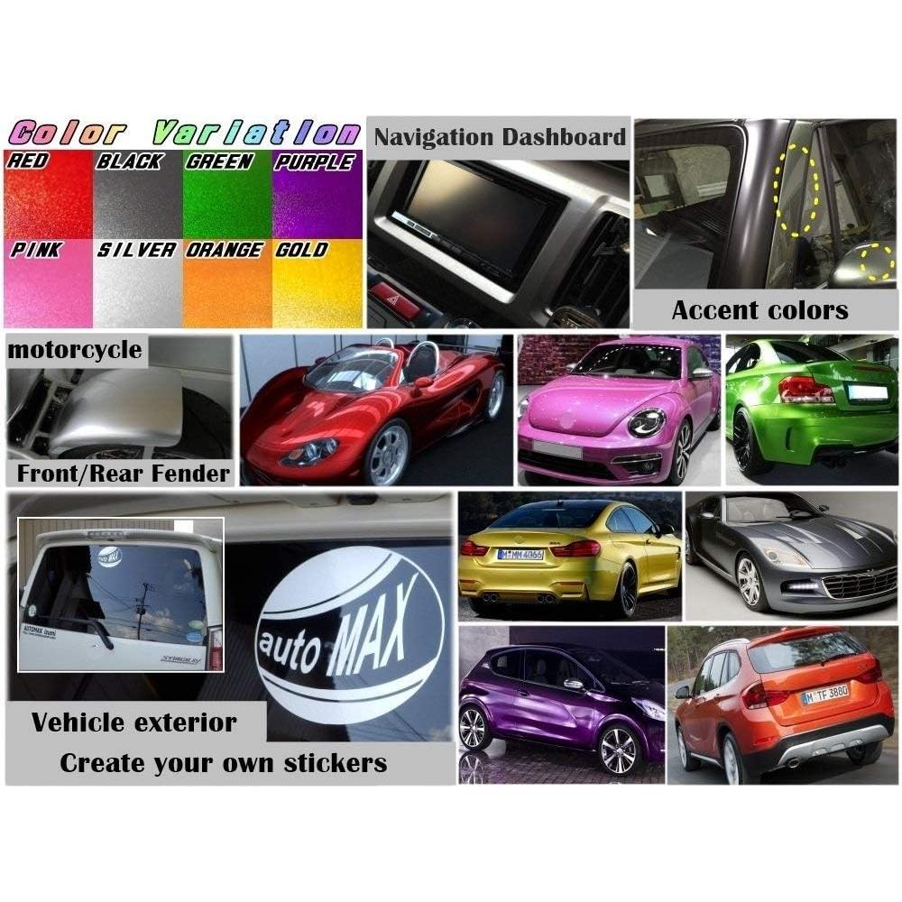 Vinilo Adhesivo Cromo Mate Satinado JNK NETWORKS 25x140 cm Negro