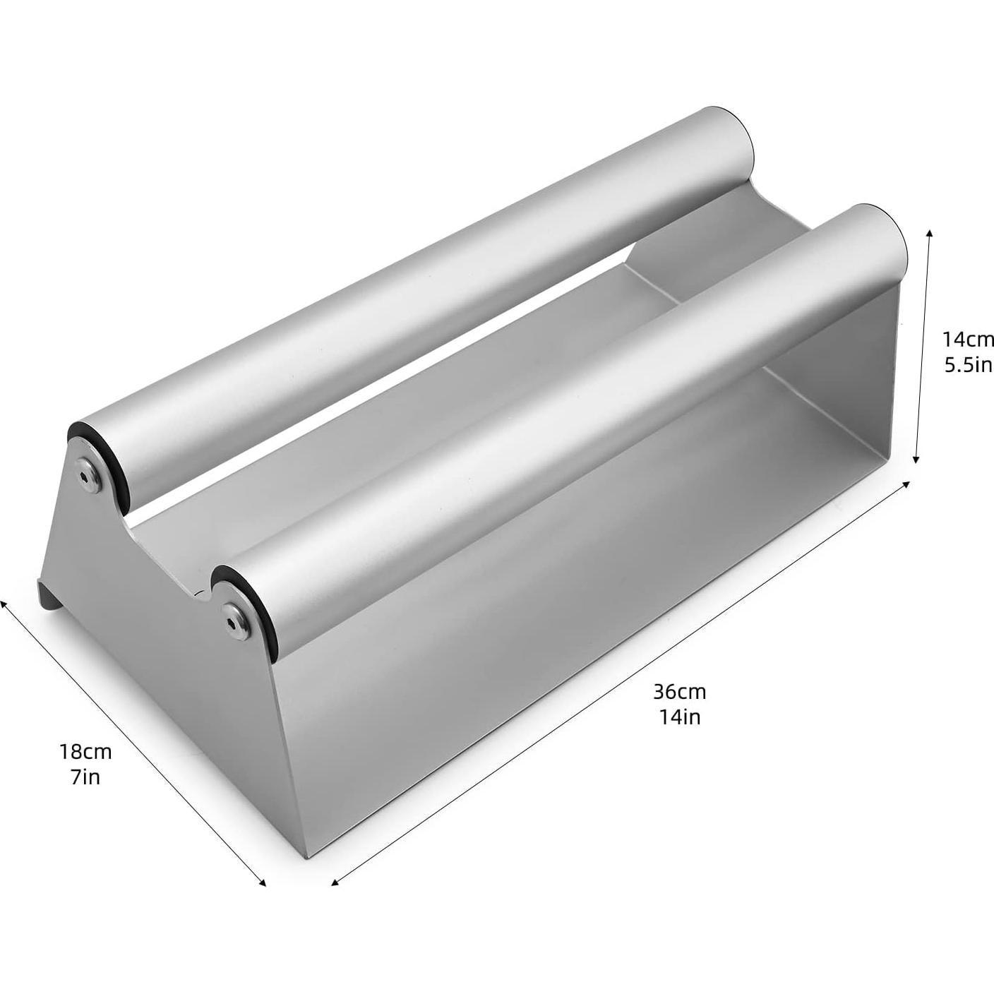 Soporte de Rollo de Vinilo FOSHIO, Metal Galvanizado, 40cm