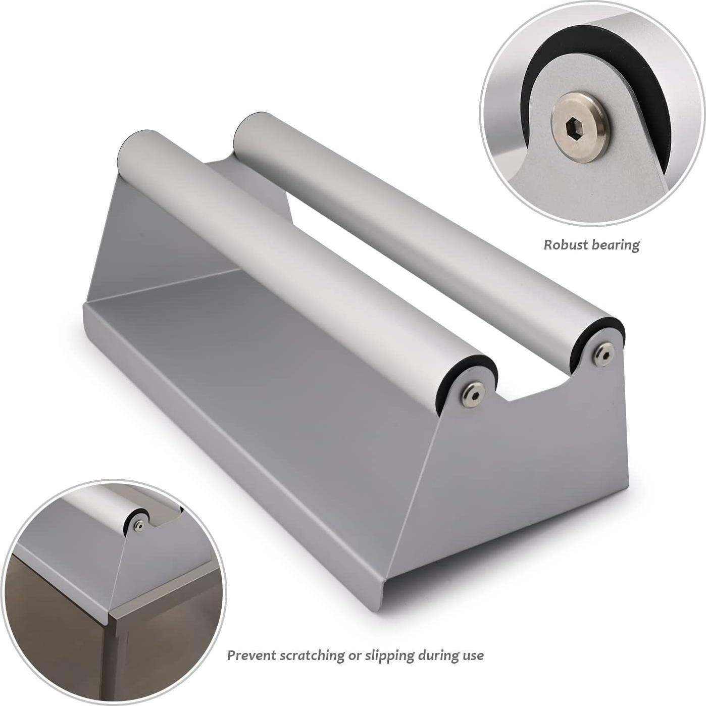 Soporte de Rollo de Vinilo FOSHIO, Metal Galvanizado, 40cm