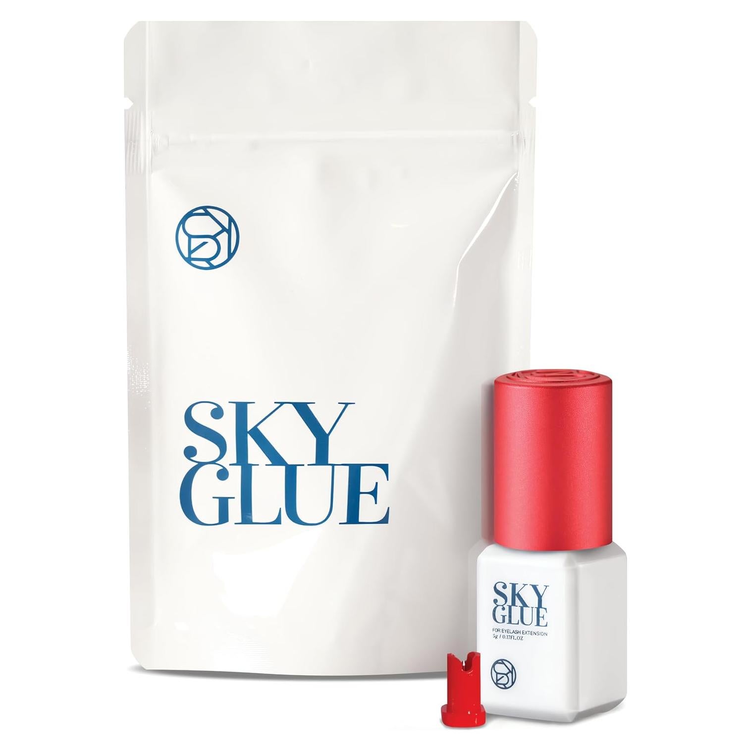 Eyelash Extension Glue Advanced Tech SKY S+ Glue 5ml / 6-8 Weeks Lasting time - 1-2s Fast Drying Time for Lash Extension Professional