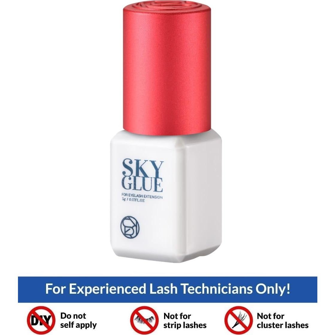Eyelash Extension Glue Advanced Tech SKY S+ Glue 5ml / 6-8 Weeks Lasting time - 1-2s Fast Drying Time for Lash Extension Professional