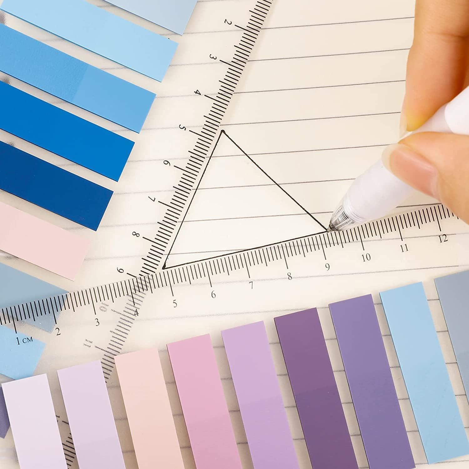 1200 Pestañas Adhesivas LEEGAWU - 30 Colores Escriturables