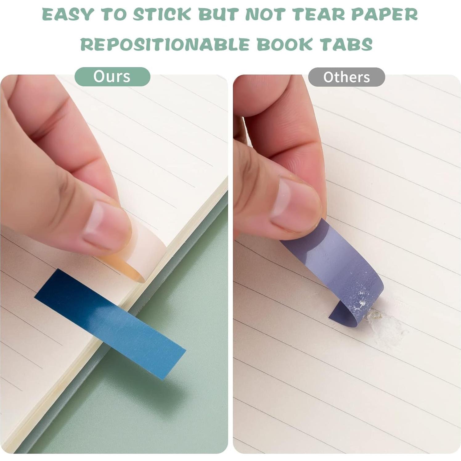 Etiquetas Adhesivas para Libros Wddeevoi 800 Pcs Reposicionables