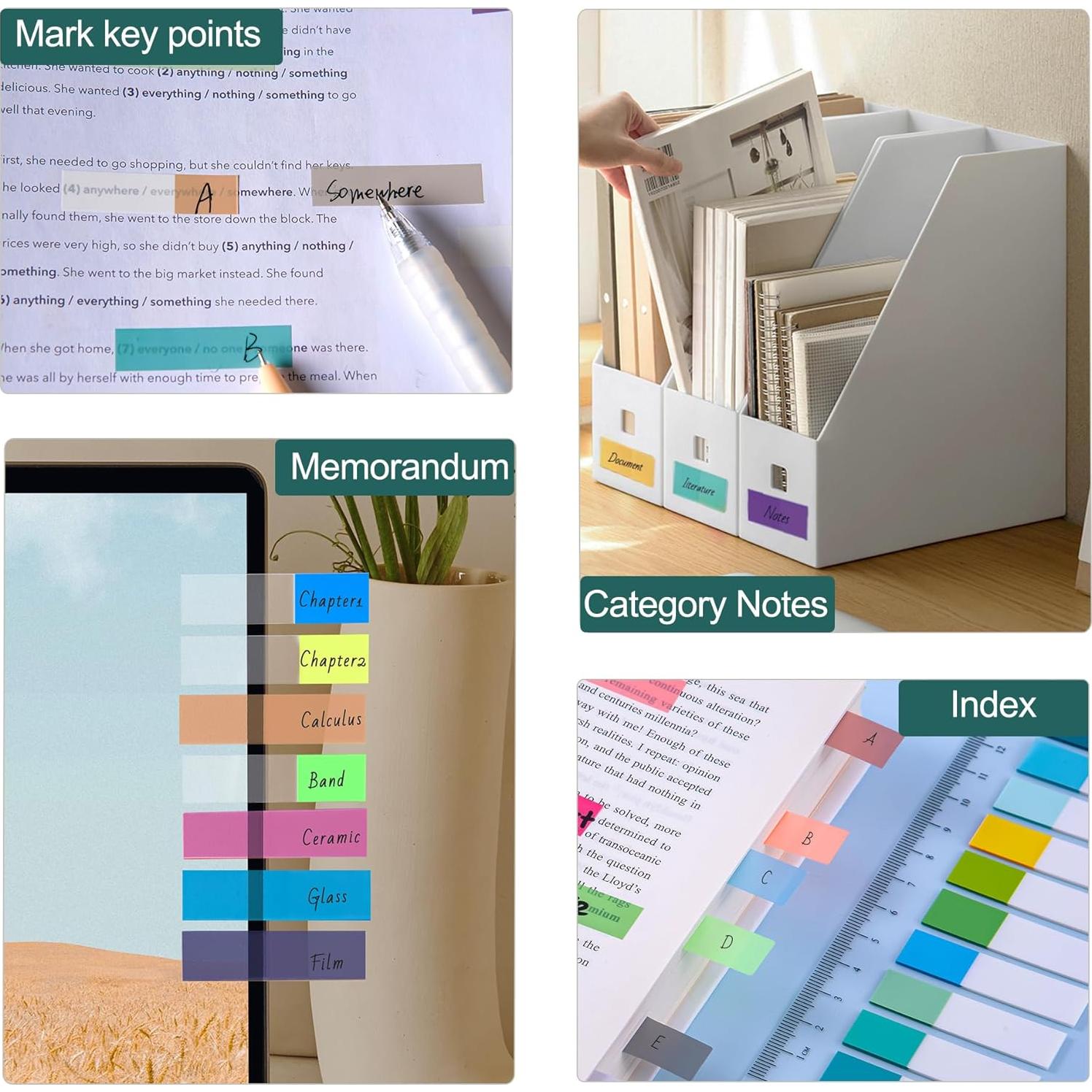 Pestañas Adhesivas Golcellia 2400 Piezas Morandi Reposicionables