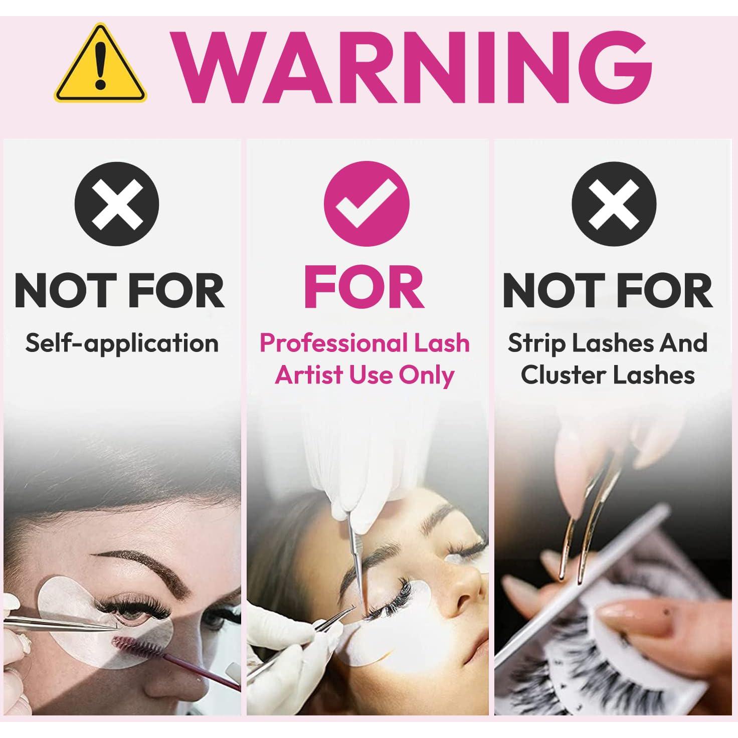 Pegamento para Extensiones de Pestañas Lady Black 5ml - Secado 3-4s