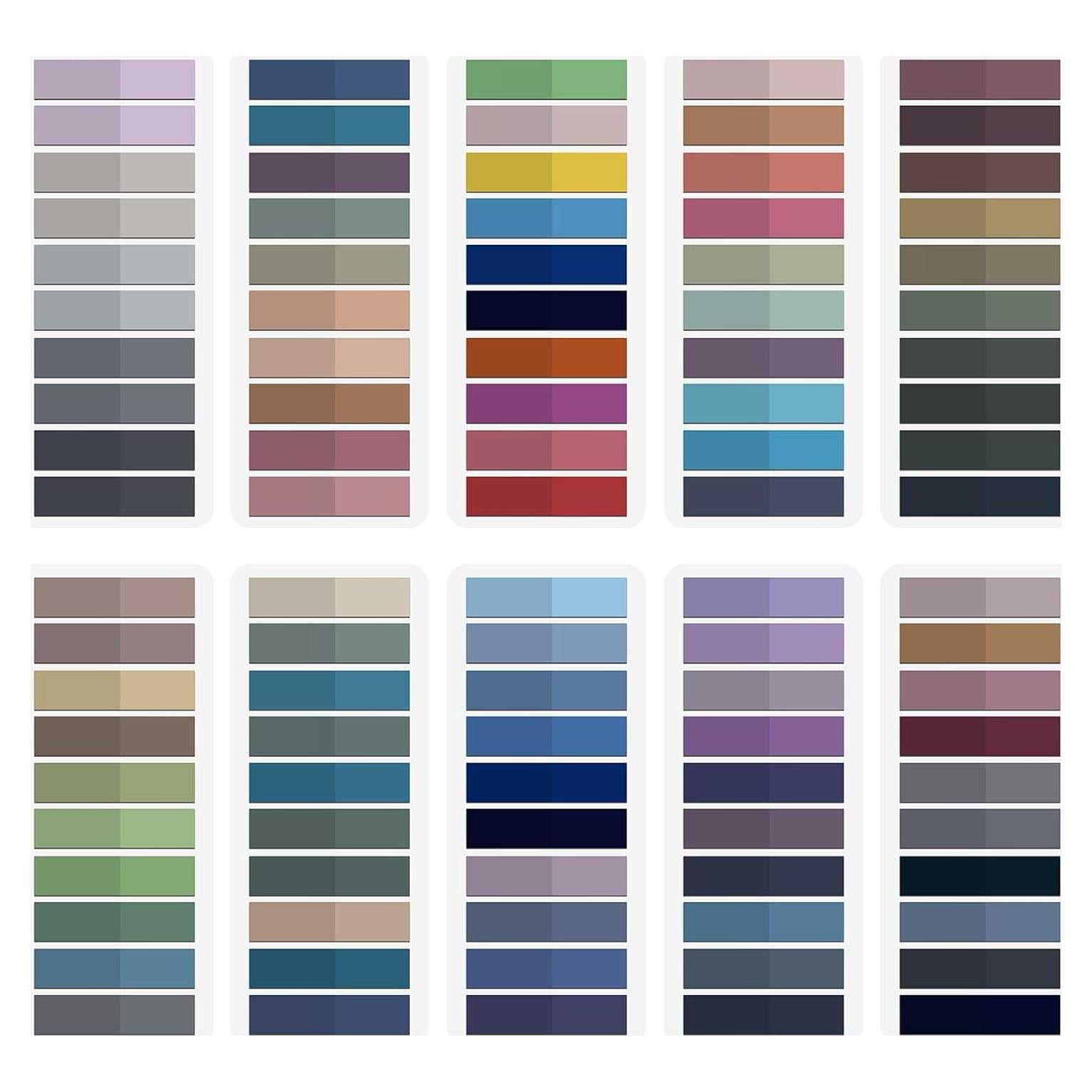 2000 Etiquetas Adhesivas Transparentes DURHOD Reescribibles