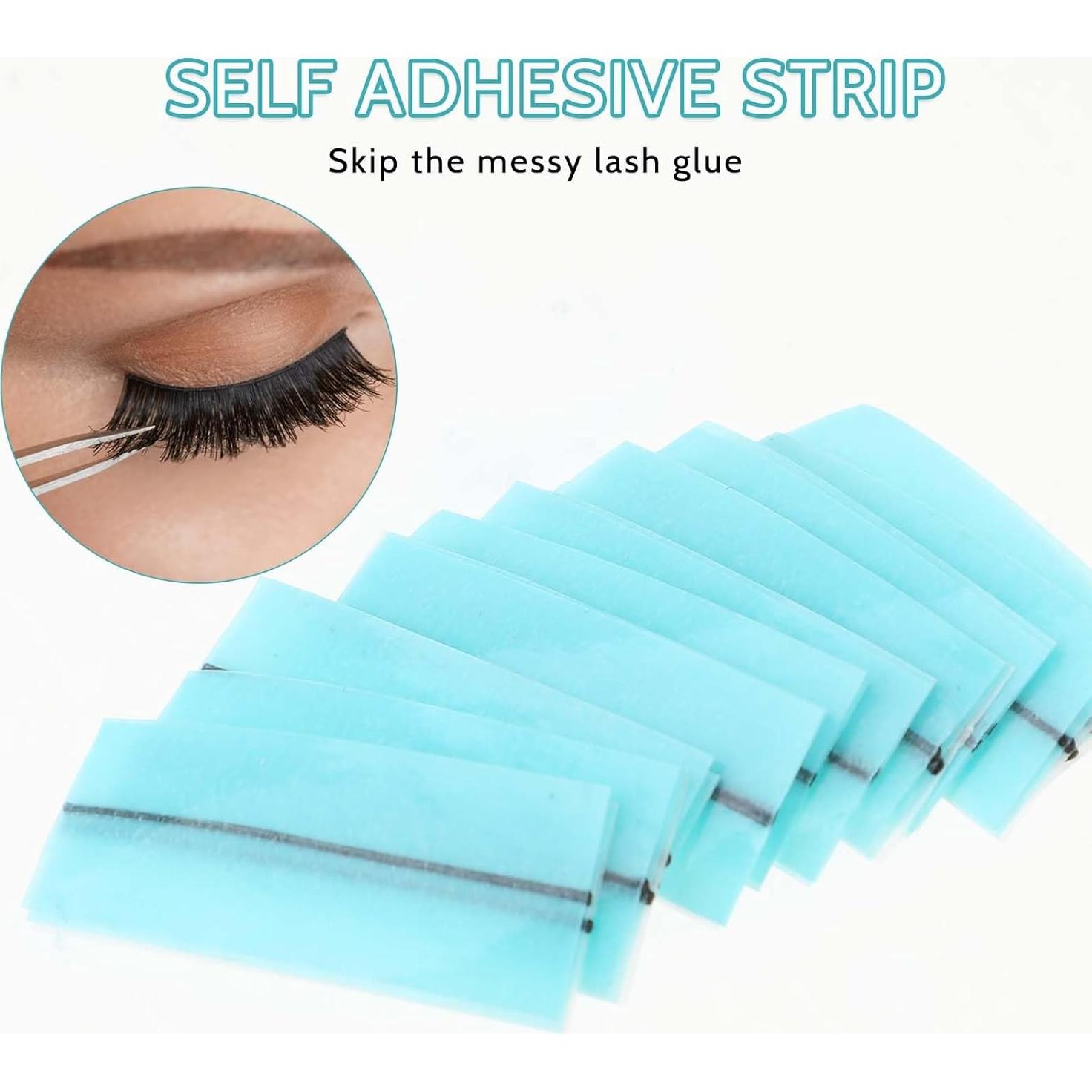 Cinta Adhesiva para Pestañas Falsas MOZEAT 40PCS Reutilizable